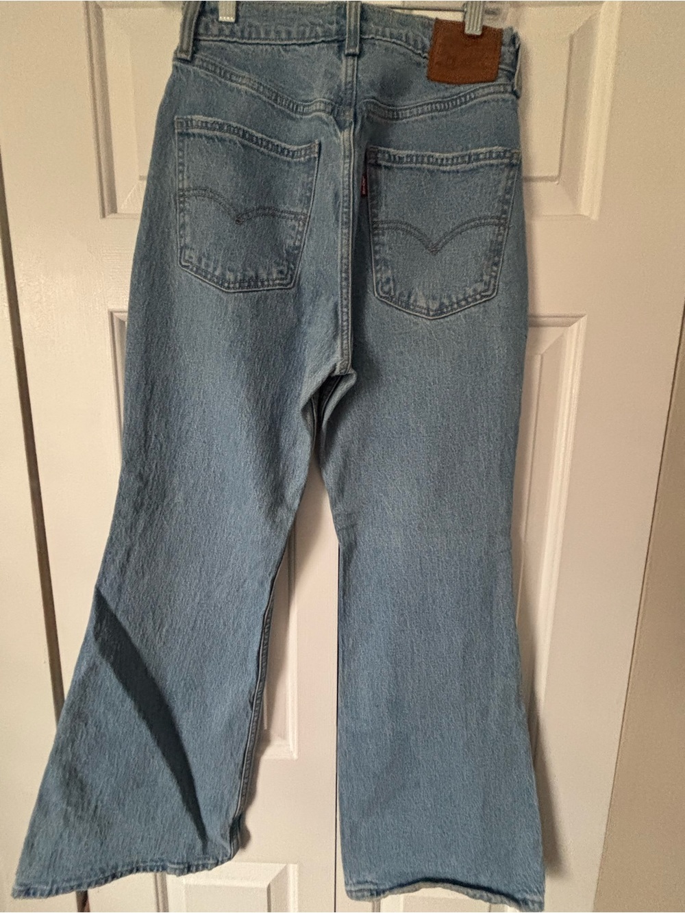 Levi"S Premium 70"S High Flare Light Blue Jeans Size 27x30 View 6